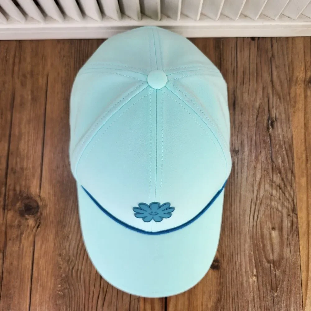 Swannies Golf Happy Flower Snapback Hat Cap Mint Green Rope Performance Sports